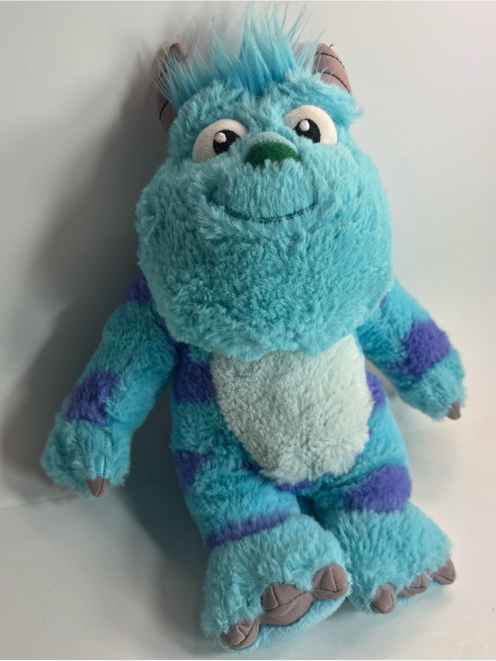 Disney Sulley Plush - Light Blue with Purple Stripes